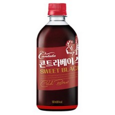 칸타타 콘트라베이스 콜드브루 스위트블랙, 500ml, 24개