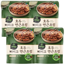 비비고 호두연근조림, 4개, 90g