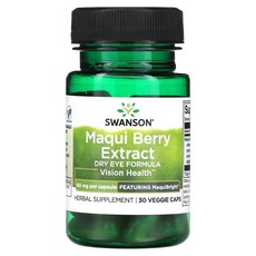 Swanson Maqui Berry Extract 60 mg 30 Veggie Caps, 1개