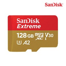 샌디스크 액션캠 마이크로SD 카드 128GB Extreme QXA1 QXAA-128GB
