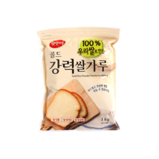 햇쌀마루 골드 강력쌀가루 1kg, 1개