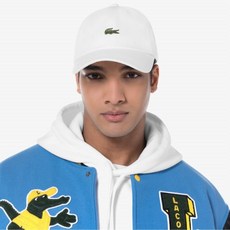 [라코스테 공식판매점] 공용 면 트윌 소재의 베이직 야구모자 RK209E-54G 001