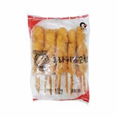 국내산 치킨 후라이드 닭꼬치 1.5kg 150gX10개, 3개, 청우후라이드꼬치, 150g