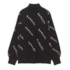 H&M 캉골 콜라보 패턴 여성 터틀넥 울니트