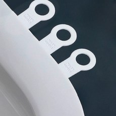 3p 심플한 화장실 변기 커버 손잡이, 화이트