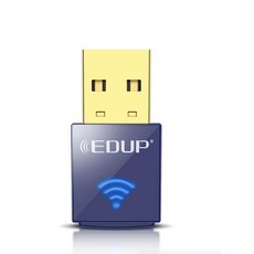 EDUP 미니 와이파이 어댑터 150Mbps 무선 네트워크 카드 블루투스 4.0 USB2.0 와이파이 이더넷 안정, 01 8568, 1개