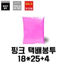 ★가격비교 가성비★[핑크색 비닐 의류 HD 100매] 택배봉투 포장 18x25+4 YS20SE12