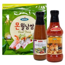 월남쌈 실속세트 C (원형 200g+피넛소스+칠리소스), 1개, 725g