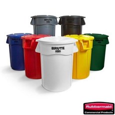 FYS 브루트 원형 컨테이너 세트 5L 컬러 2.7kg 바구니 운반함 바스켓 수납함 청소도구 장 청소용품 식자재함, 파란색