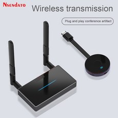 무선 HDMI 호환 비디오 송신기 및 수신기 익스텐더 모니터 프로젝터 PC용 와이파이 디스플레이 TV 스틱 50M, 3.Without box - TX RX
