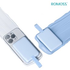 로모스 WMS10 맥세이프 고속 무선충전 보조배터리 15W 10000mAh, 블루