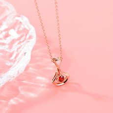 물방울다이아목걸이