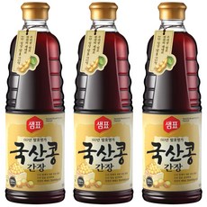 샘표 국산콩 간장 (프리미엄) 930ml x 3 / 코스트코 샘표간장 양조간장 선물세트