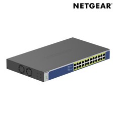 넷기어 GS524PP 24포트 기가비트 PoE+ 스위치허브 300W 랙마운트