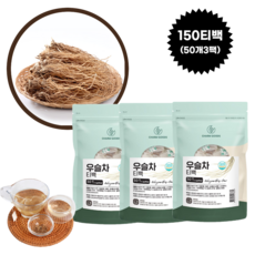 디딤돌이야기 국산 우슬차 티백 국내산 쇠무릎뿌리 100% 식약처 HACCP인증, 1.2g, 50개입, 3개