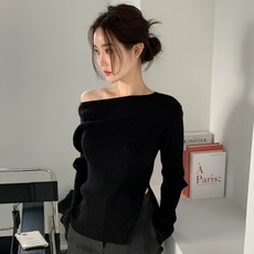 오프숄더니트