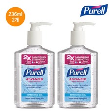 purell 퓨렐 어드밴스 손소독제 236mlx2개 젤타입 손세정제, 236ml, 2개