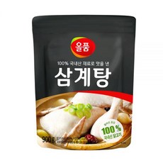 올품 즉석 삼계탕 900g X 4봉 냉동 선물포장, 1. 삼계탕 900g 4봉, 4개