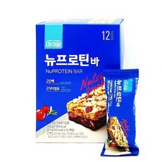 12개입 뉴프로틴바 고단백 영양식품 마이밀 맛있는에너지바 저칼로리바 초코프로틴바 견과류바 씨리얼바 단백질바 맛있는단백질바 칼로리바 식사대용바 프로틴바 프로틴과자 수제에너지바 견과류바선물 4+kg38cEA, 블루몰 마이밀뉴프로틴바