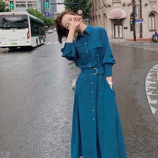 겨울 원피스 기모 빅사이즈 가을 롱 따뜻한 루즈핏 캐주얼 맨투맨