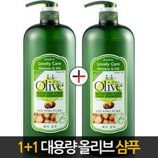 대용량 샴푸 린스 촉촉 올리브 1500ml 2개 ._