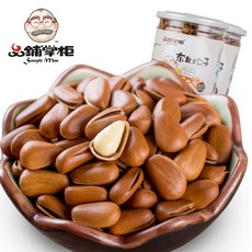 껍질 벌린 까먹는 잣 동북 햇잣 320g 솔방울 견과류 파인넛 중국 수입 잦, 일반사이즈