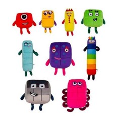 넘버블럭스 - 넘버블럭스 Numberblocks 봉제 인형 교육 인형 번호 블록 장난감 어린이 선물 완구 어린이 선물 귀여운 플러시  장난감, 하나, 9Pcs Set 상세 정보 및 리뷰 정보 - 월급루팡 💫