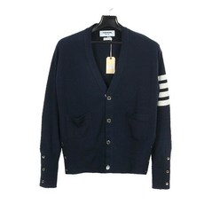 [톰브라운] 남성 클래식 캐시미어 가디건 MKC001A 00011 415 NAVY [TBC