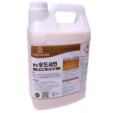 (주) SYB컴퍼니 랜드우드샤인 강화마루코팅제 3.75L 코팅제 광택제 3.75리터 우드 목재 원목 나무 마루 거실 UV코팅바닥왁스작업 왁스 광택왁스, 1개