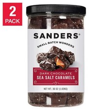 Sanders Dark Chocolate Sea Salt Caramels 샌더스 씨 솔트 카라멜 다크 초콜릿 1.02kg 2팩