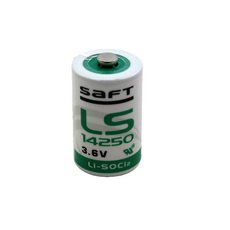 SAFT PLC열량계배터리 LS14250 1 1핀 2AA 3.6V, 1개, 1개