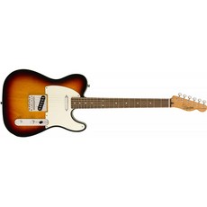 Squier by Fender Classic Vibe 60의 커스텀 텔레캐스터 - 로렐 핑거보드 - 3-컬러 선버스트:, 단일옵션, 단일옵션