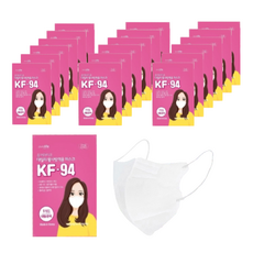 퓨어라이프 KF94 황사방역마스크 새부리형 국산필터 대형 화이트, 30매
