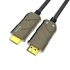 BIFALE 8K 광섬유 HDMI 케이블 22.9m(75피트) 파이버 HDMI 2.1 케이블 지원 8K@60Hz 4K@120Hz 48Gbps 다이내믹 HDR 10 eARC, 75FT, 1개