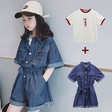 자라키즈린넨점프수트