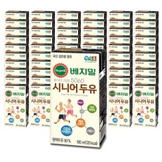 정식품 베지밀 시니어 두유 64팩, 64개, 190ml