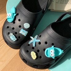 퍼니펀 여름 블루 신발 파츠 세트