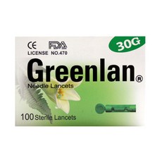 새한메드 그린란셋 30G 2Box(총200개입) 채혈침, 단품