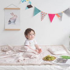 [비비엔다] 인견쿨매트 아기용 7종 택1, 피크닉가든