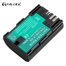 카메라 2850mAh LP E6 LPE6 LP-E6 E6N LP-E6N 캐논 EOS 5DS R 5D 마크 II III 6D 7D 80D 90D LCD 듀얼 충전기