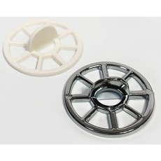 욕실거름망 욕조망 35mm(벌크)걸름망 머리카락걸름망 욕조배수구망, 실버, 크롬-1p