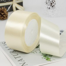기본 새틴 공단 리본끈 40mm 22m, 08# 아이보리 08# 아이보리