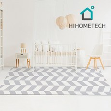 하이홈테크 단열차음매트 하이홈플러스매트 6TX폭1.4mX길이1m, 02 스트라이프 그레이