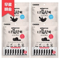 나애냥이 관절스틱 가다랑어 8P 2개 +연어 8P 2개(총 32개입) /고양이 츄르 간식, 나애냥이 관절스틱 가다랑어 8P 2개 +연어 8P 2개, 64g