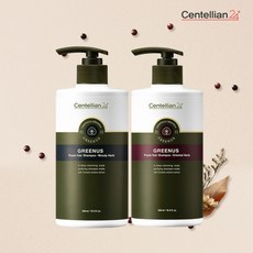 센텔리안24 동국제약 센텔리안24 그리너스 프레쉬 헤어샴푸 500ml 2종, 단품, free