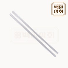 백만상회 7x21 일자빨대 (투명/개별포장), 1개, 500개입