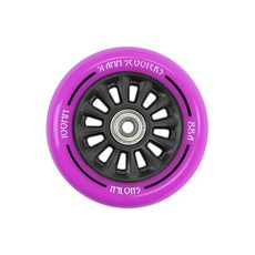 스턴트스쿠터 바퀴 스쿠터휠 scooter wheels 슬램스쿠터 정품 교체 바퀴 1개입 Abec9 베어링 포함 360호환 일반적인 스쿠터에 교체가능, 보라, 1개