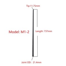 카본상대 당구큐 당구 상대 당구큐팁, 12.12+5-16x14 Joint