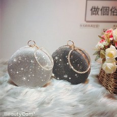 여성 미니 클러치 백 수입 파티 보석 손 큐빅 가방