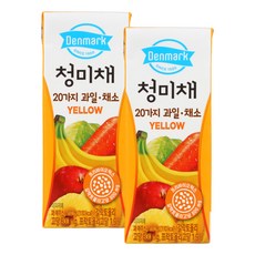 덴마크 청미채 옐로우 200mlX24팩 과채주스, 단일상품, 단일상품
